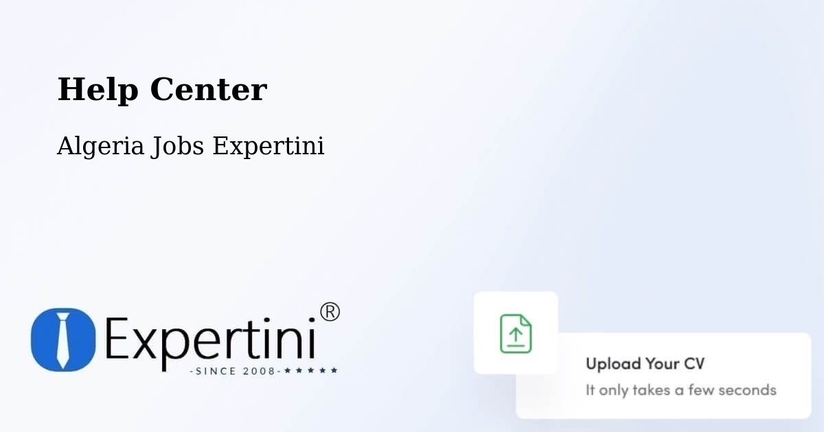 Help Center – Jijel - Algeria Jobs Expertini