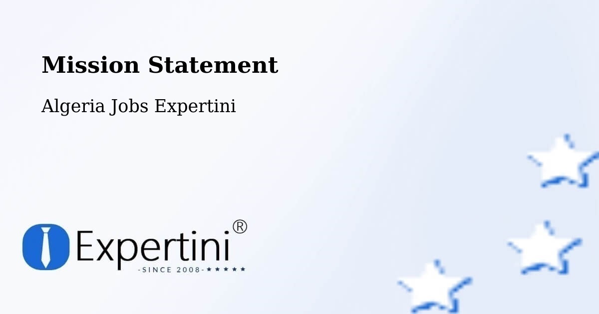 Corporate Mission – Jijel - Algeria Jobs Expertini